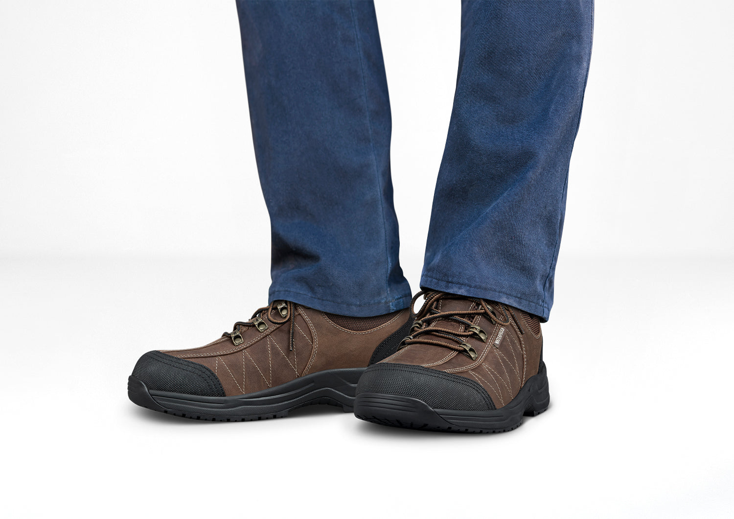 Basalt Work Shoes - Brown - Image 2