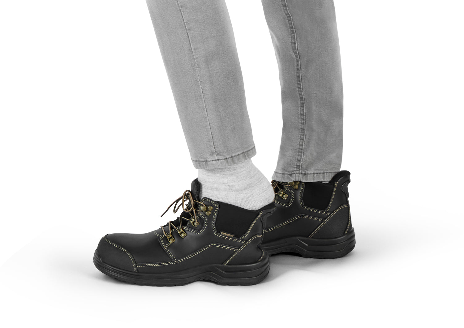 Graphite Hands-Free Work Boots - Black - Image 13