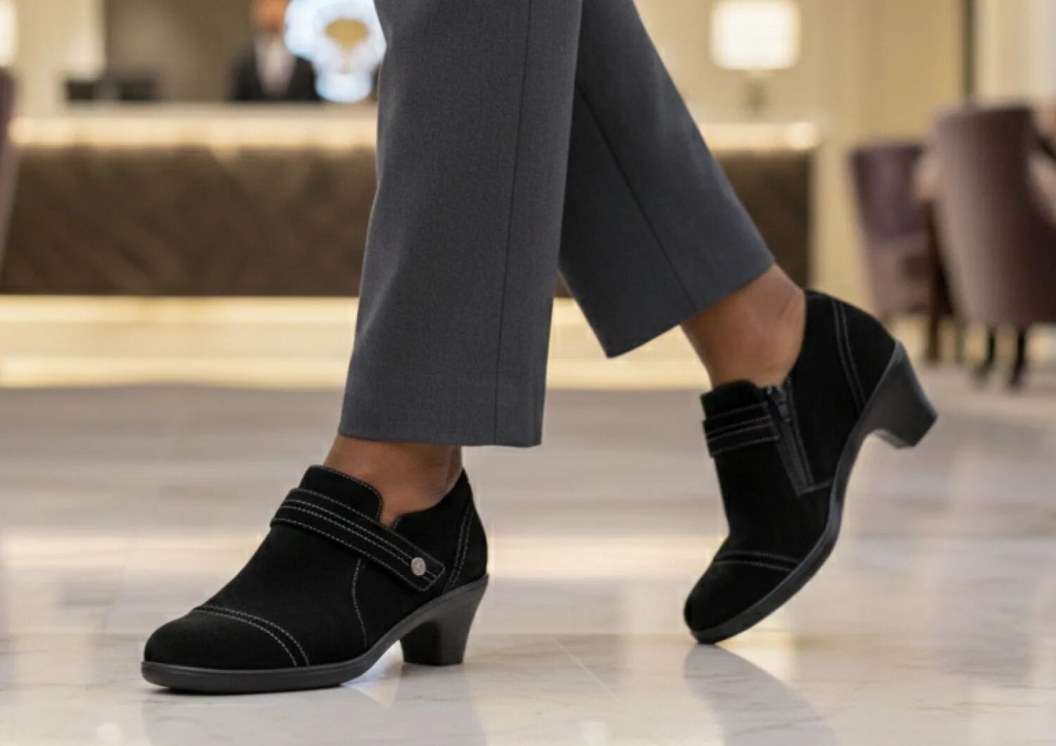 Eva - Black Suede - Image 13