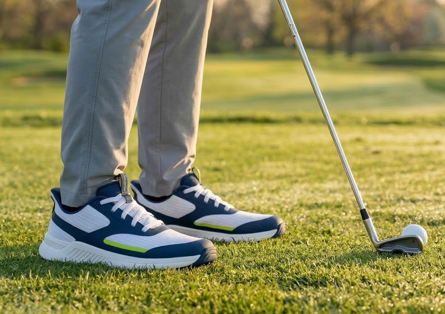 Fairway Hands-Free Golf - White/Navy/Lime - Image 12