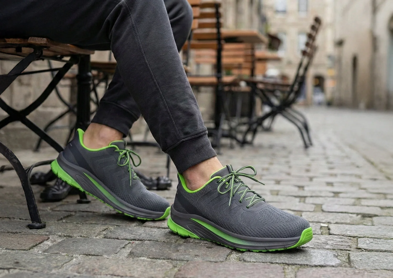 Tilos Hands-Free - Dark Gray/Lime - Image 2
