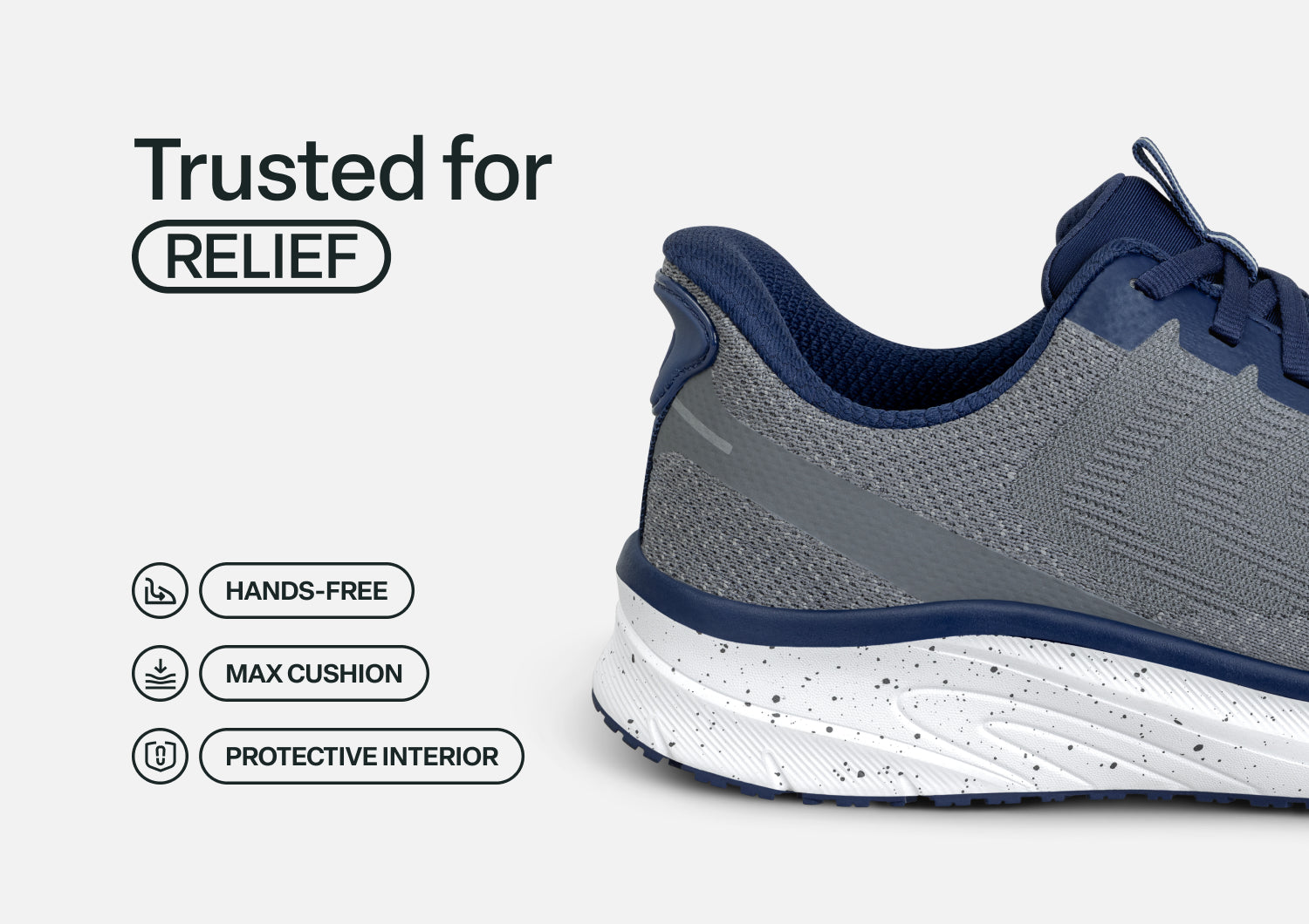 Tilos Hands-Free - Gray/Navy Confetti - Image 5