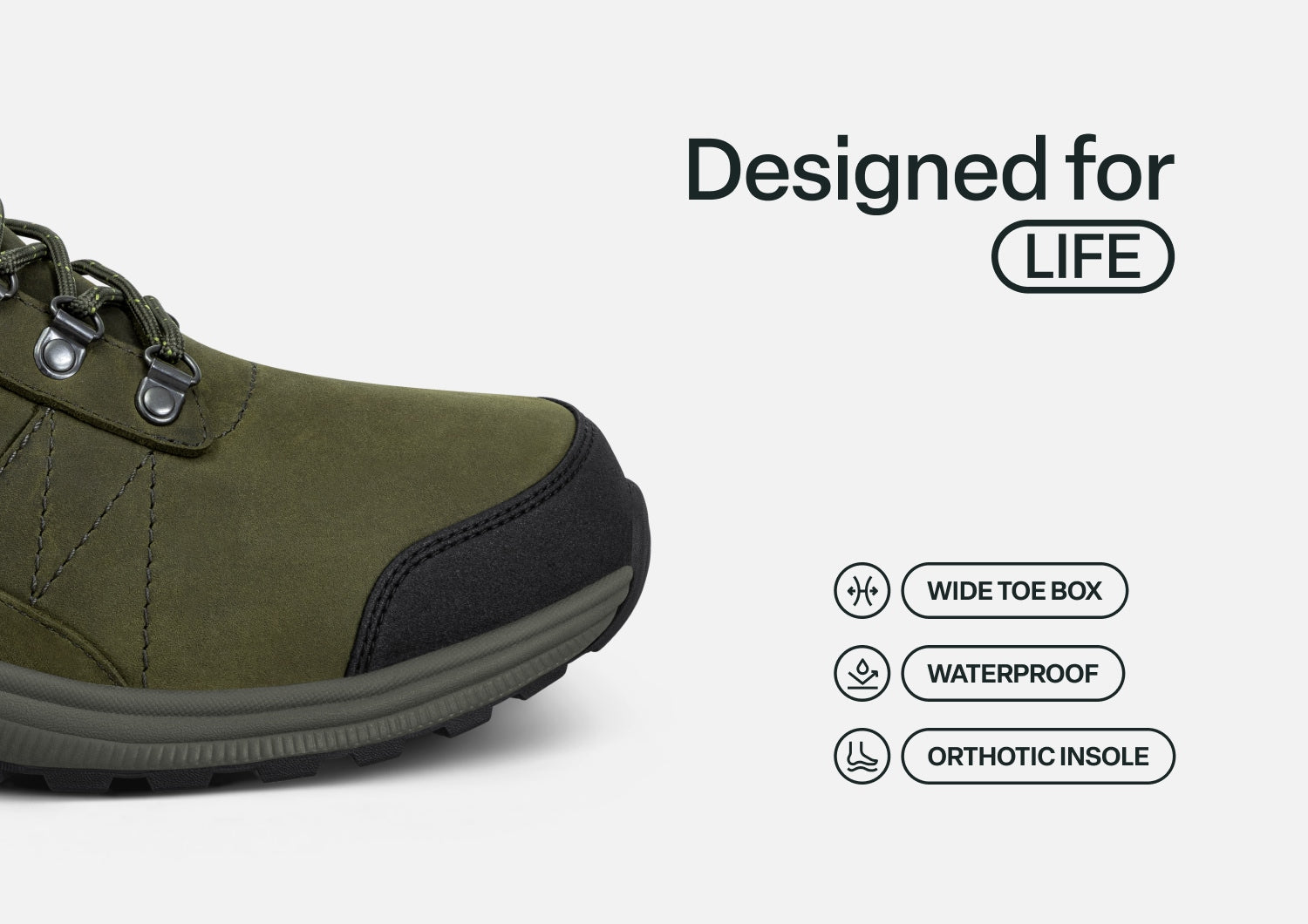 Dalton Hands-Free Waterproof - Olive/Lime Green - Image 6