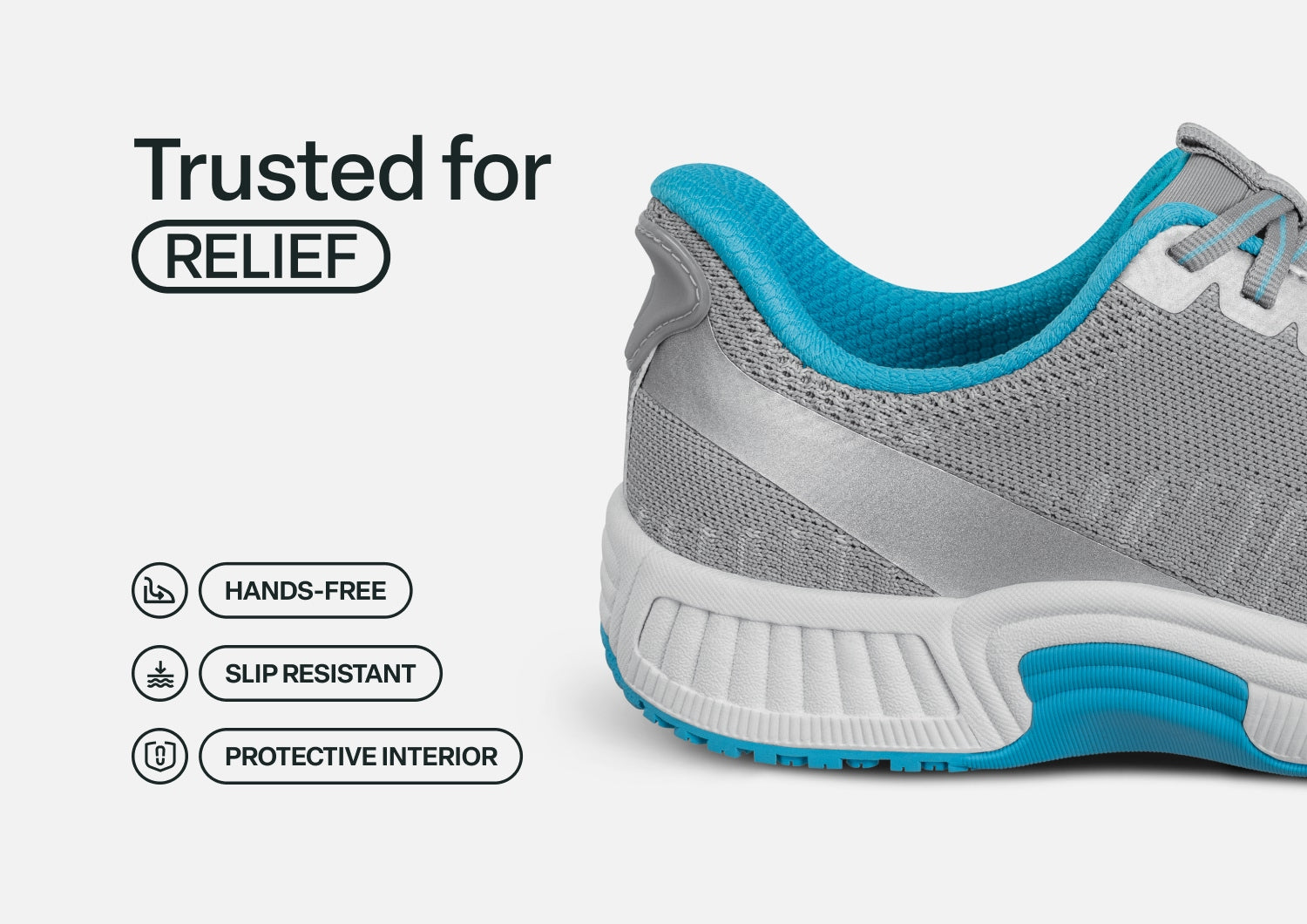 Kita Hands-Free - Gray/Turquoise - Image 4