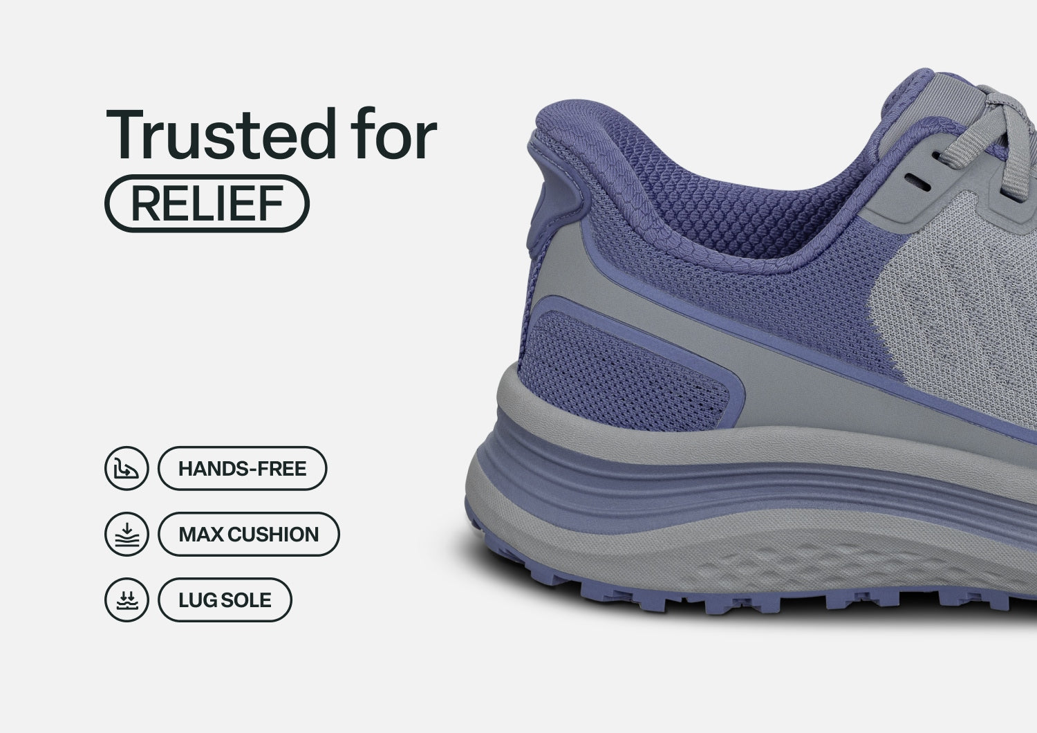 Nira Trail Hands-Free - Gray/Periwinkle - Image 5
