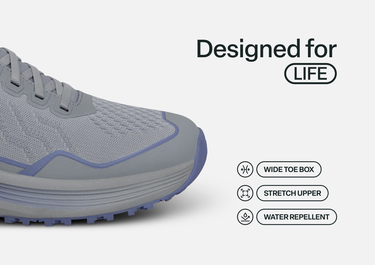 Nira Trail Hands-Free - Gray/Periwinkle - Image 6