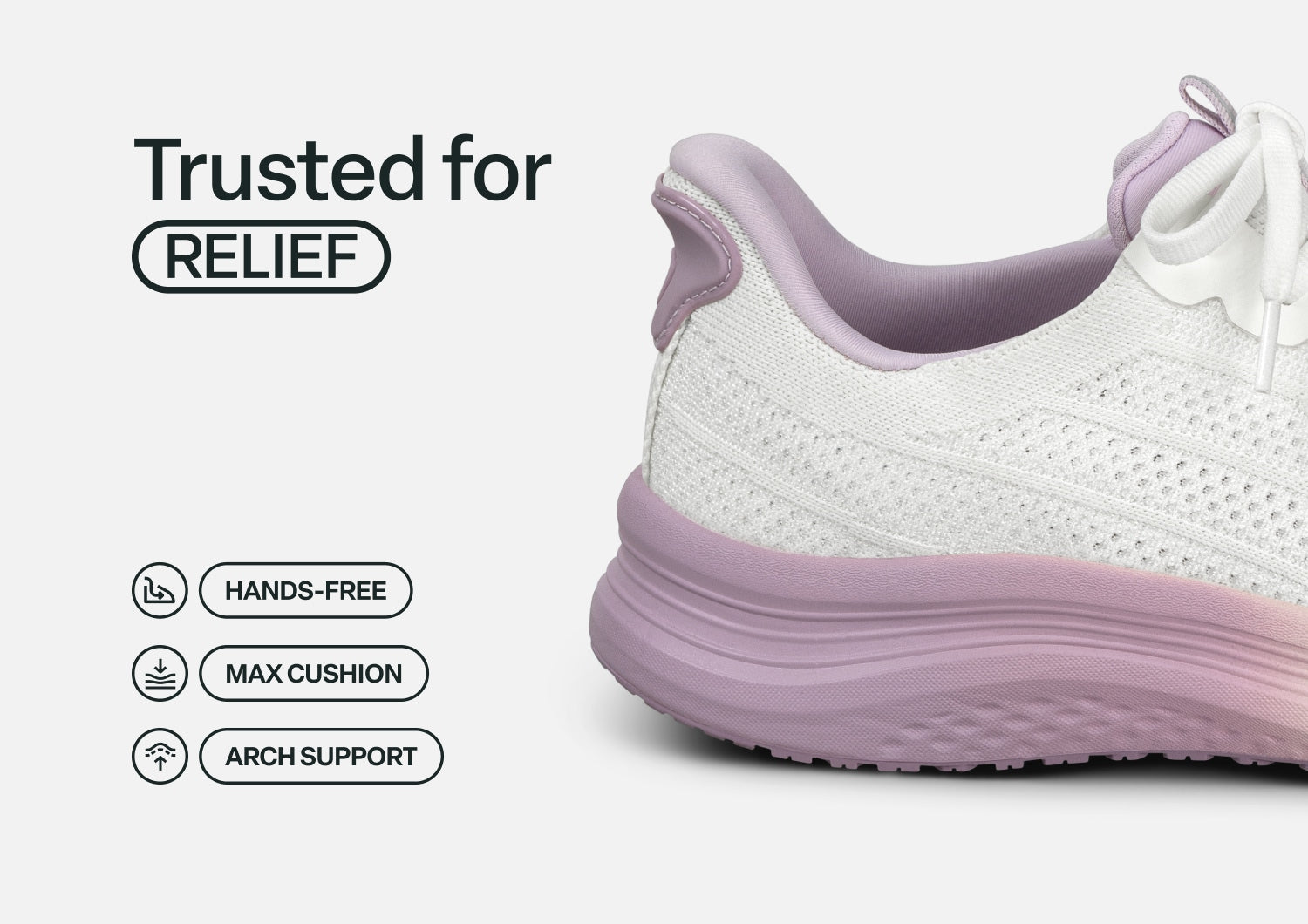 Nira Hands-Free - White/Lavender - Image 4