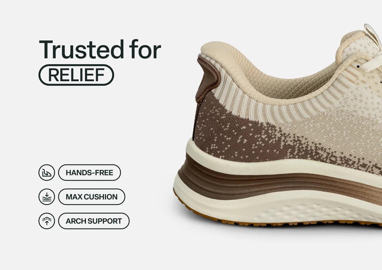 Nira Hands-Free - Taupe/Nutmeg - Image 4