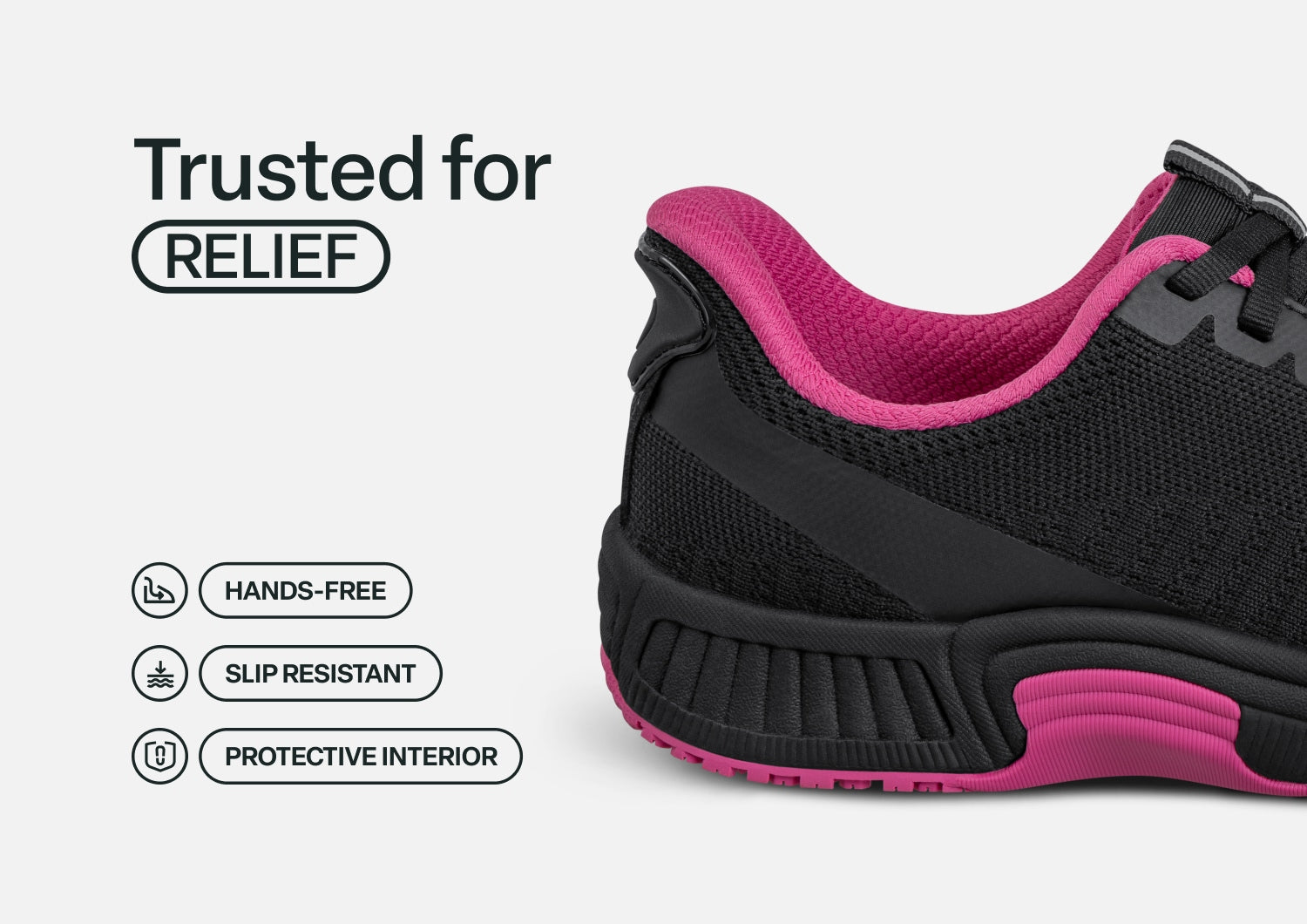 Kita Hands-Free - Black/Hot Pink - Image 5