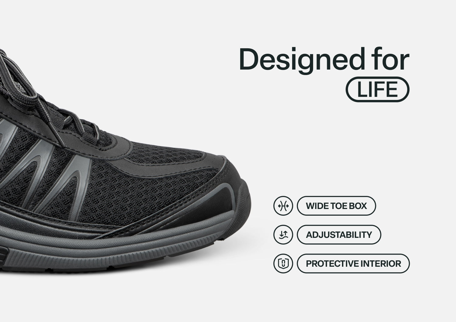 Sprint Tie-Less - Black - Image 6