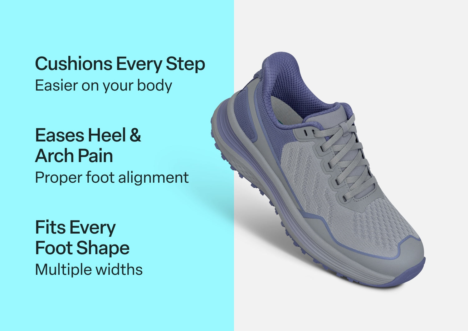 Nira Trail Hands-Free - Gray/Periwinkle - Image 3