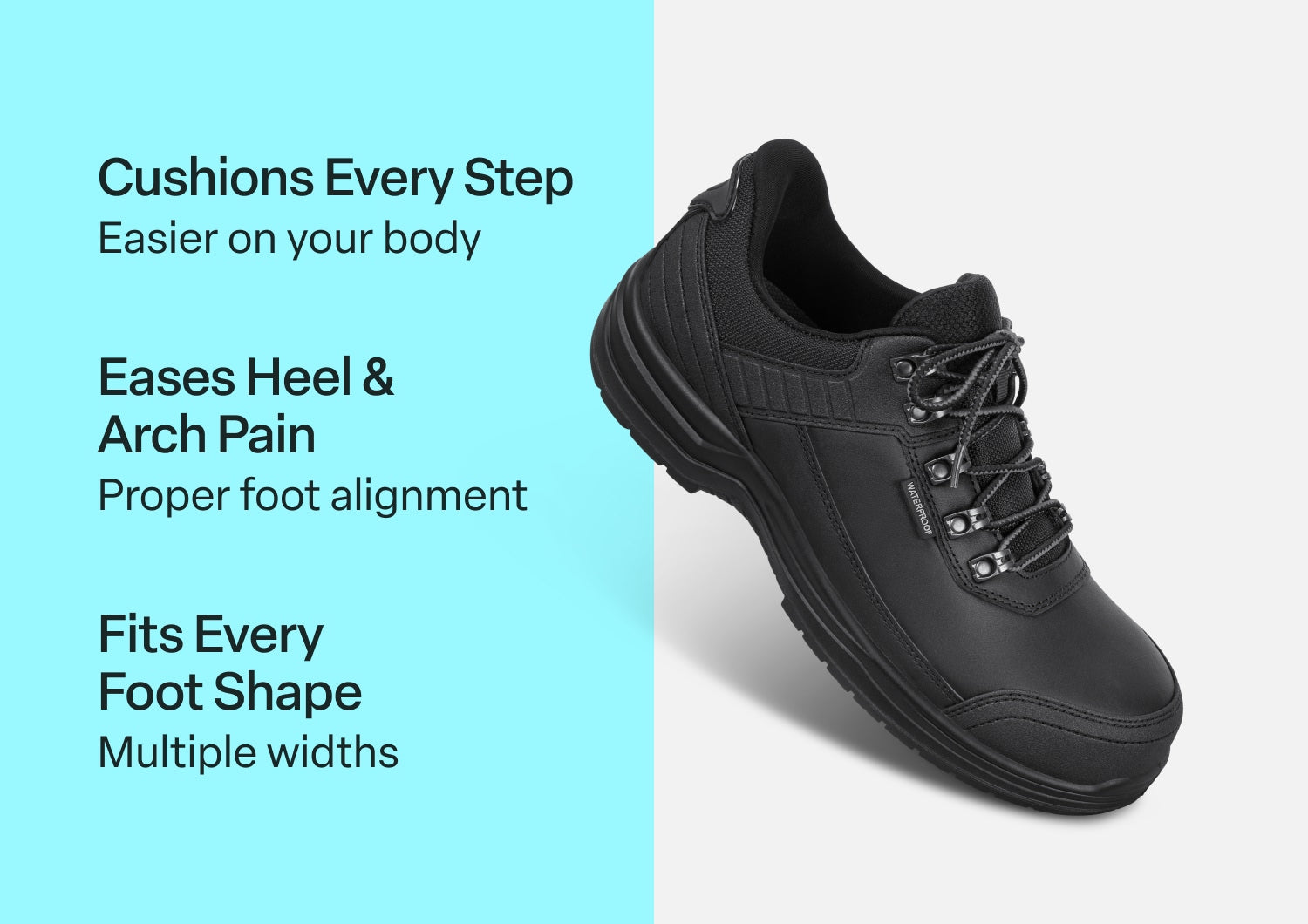 Slate Hands-Free Work Shoes - Black - Image 2